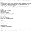 2007-2017 JEEP PATRIOT Høyt bremselys LED bak tredje stopplys 5116236AF