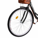 7rychlostní 26" paprskové kolo cruiser jízdní kolo dámské kolo dívčí městské kolo černé