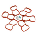 6 szt. Uszczelka kolektora dolotowego 1167807480 Pasuje do BMW E90-93 F10 F11 F07 X5 X6 N57