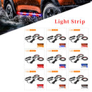 Zweifarbige LED-Lichtstreifen für Trittbrettseitenschritte für Pickup