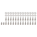 Scharnier- und Verriegelungssatz Silber für Touring Razor Chopped King Tour Pack 2014-2023