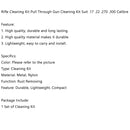 Waffenreinigungsset für .17 .22 .270 .300 Kaliber Gewehrreinigungsset Pullthrough