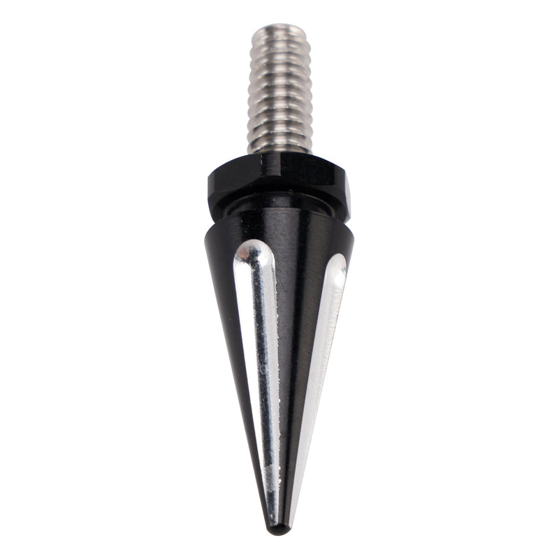 3x Schwarze Spike-Windschutzscheibenbolzen für Street Glide Electra Glide Touring &#39;96-&#39;13