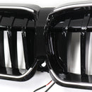 2019–2022 BMW 3 -sarja G20 Munuaisten säleikkö, kiiltävä musta, 51138072085