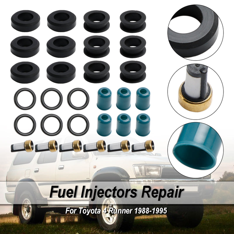 1988-1995 Toyota 3VZE 3,0 L Lkw Kraftstoff Injektor Reparatur Dichtung Rebuild Kit