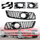 2009-2013 Audi A3 8P Honeycomb främre stötfångare Dimljus Grill Grillskydd