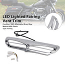 Podświetlany diodami LED panel wentylacyjny owiewki dla Electra Street Glide FLHTCU 2014-2022