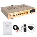 Amplificador estéreo HiFi de 2000W y 5 canales, Amplificador envolvente AV, SD, FM, para el hogar