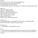 2014-2017 Mercedes Benz třídy E W207 Mřížka předního nárazníku kupé