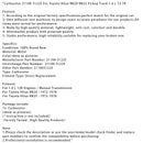 1972–1978 Toyota Hilux RN20 RN25 Pickup Truck 1,6 l Vergaser 21100–31225