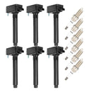 2019-2021 Ram 1500 3.6L 6pcs Bobina de ignição + vela de ignição UF807 0221504038 68223569AB