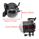 2004-2007 BMW E60 5-Serie Paar Frontstoßstange Nebelscheinwerfer Lampe Birne Gehäuse