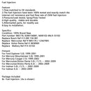 8 STK 885176 0280156081 Drivstoffinjektorer MAR102-8N 9-33102 For Mercury Mercruiser