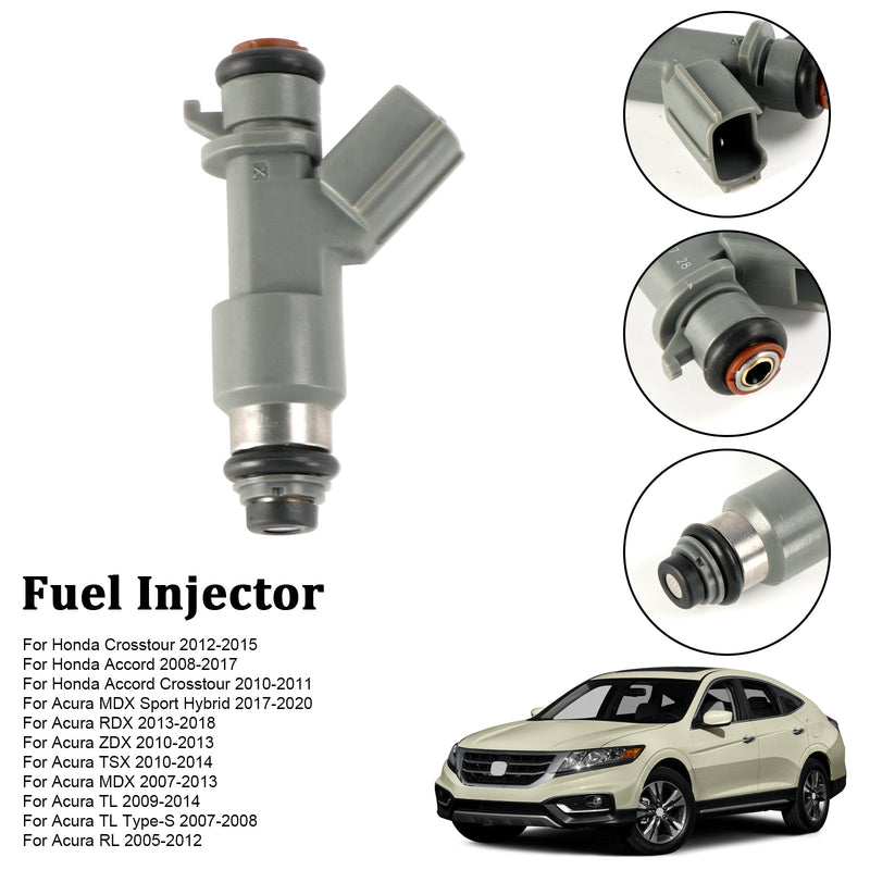 1 STK drivstoffinjektor 16450-R70-A01 Fit Accord Cross MDX 3.0L 3.5L 3.7L V6