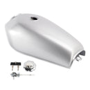 Silver Cafe Racer Gas Tank Motorcycle Fuel Classic Retro Classic para Bobber Scrambler