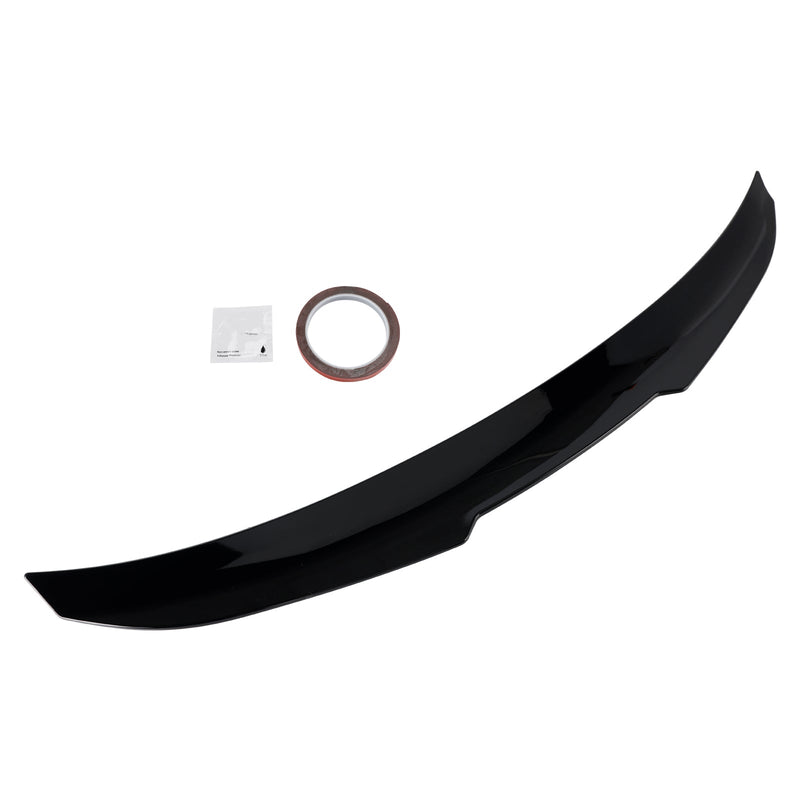 2007–2013 BMW M3 E92 Coupé, glänzend schwarz, Heckspoiler