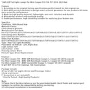 L&R LED baglygterlamper til Mini Cooper F55 F56 F57 2014-2023 Rød