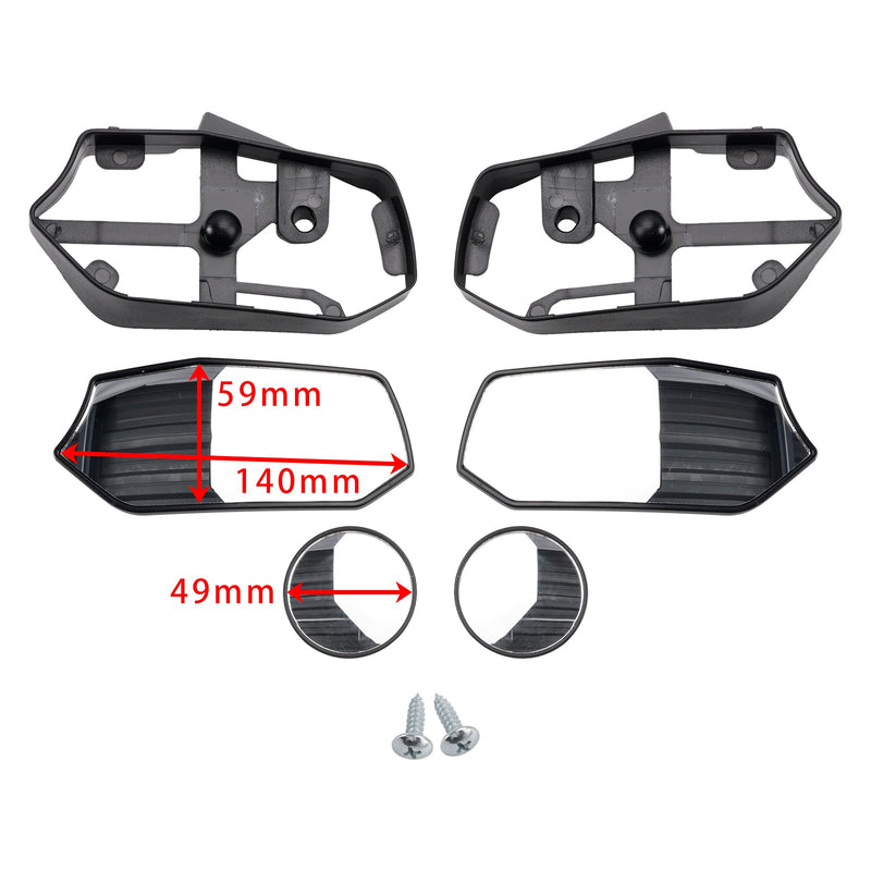 2023 2024 YAMAHA XMAX 300 v2 RÜCKSPIEGELPAAR SERGEANT-STIL