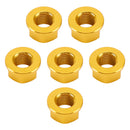 Ritzelmutternsatz M10x1,25 Gold für Aprilia RSV1000 Mille Tuono R SL1000 99-05