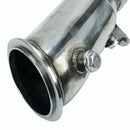 Tubo de escape descendente para BMW N20 328i 330i F30 L4 2.0L (2012-2014) fabricado en acero inoxidable.
