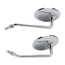Par de espejos cromados para Honda CT125 CT70 CT90 XL125 CT110 XL75 XL100 XL125 XL175