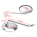 Pár zrcátek chrom 8mm pravý závit pro Honda SS 50 Dax Z 50 Monkey CD Chaly 50