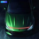 Auto Motorhaube LED Tagfahrlicht Streifen Flexible Dynamische Scan Starten