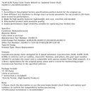 6L80 6L90 Pumpendeckel-Stator umgebaut mit aktualisierter Statorwelle 24289721 24236939