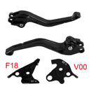 New short clutch and brake lever suitable for Honda VFR750, VFR800/F and VTR1000F, black