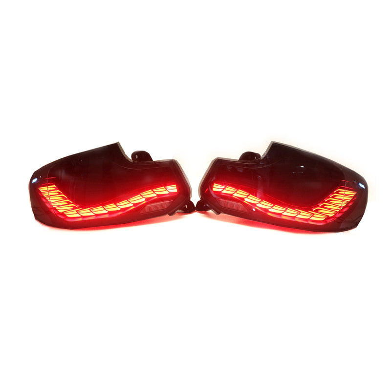 L&amp;R Geräucherte LED Rückleuchten Hinten Lampe Montage Für BMW 2 F22 F23 F87 14-20