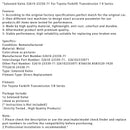 Magnetventil 32610-23330-71 für Toyota Gabelstaplergetriebe der Serie 7 und 8