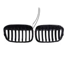 2016-2019 Passend für BMW X1 F48 F49 2-teiliger Frontgrill in glänzendem Schwarz