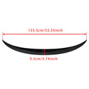 Bakspoiler i høyglans sort for BMW X6 X6M F16 F86 2014-2019