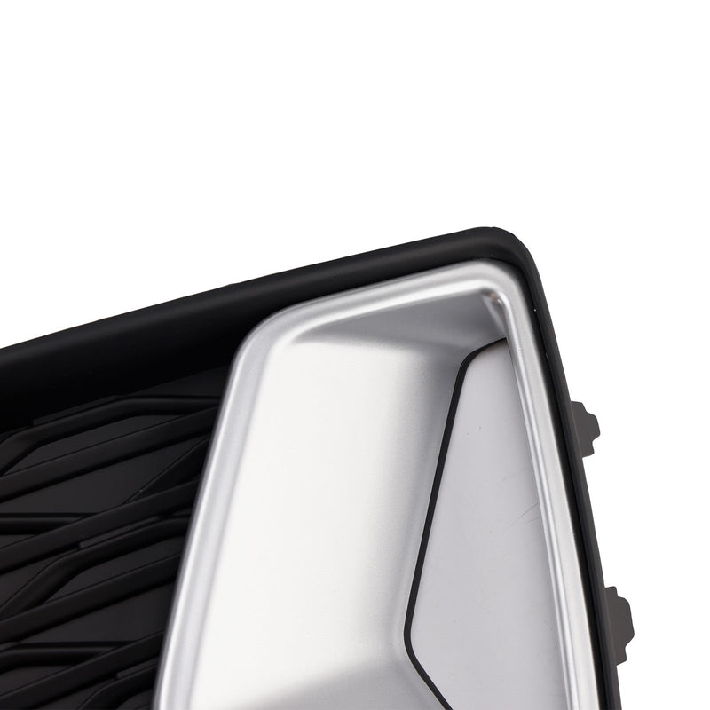 2PCS Frontstoßstange Grille Grill Nebelscheinwerfer Abdeckung Fit Audi A6 C8 2019-2023