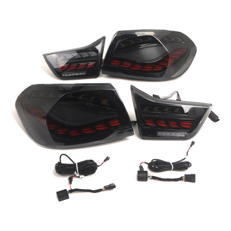 2013 2014–2020 BMW F32 (coupé/cabrio) til venstre og til højre LED baglygter, baglys modul 63217296100 63217296099