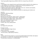 2010-2015 Toyota Prius Wickelfeder mit Winkelsensor 89245-74010