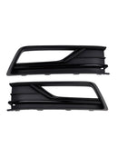 2 peças de coberturas para grelha de farol de neblina adequadas para VW Passat B8 NMS (modelo dos EUA) 2016-2018