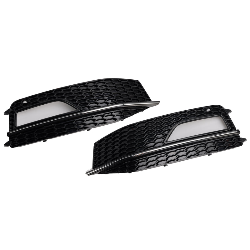 2013–2015 Audi A4 S-Linie S4 2 Stück Stoßstange Nebelscheinwerfer Lampenabdeckung Grill Grille 8K0 807 682M