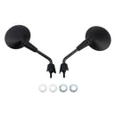 Mirror M8 Shorty left & right Black For Piaggio Vespa Primavera 50 125 150