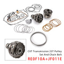 CVT transmission pulley 25T with belt + chain &amp; Overhaul kit RE0F10A JF011E for Nissan