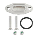 Billet LS Twin Turbo Dual 90 Graus 1/8" NPT Placa Adaptadora de Linha de Alimentação de Óleo