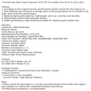 2009-2013 HONDA FIT L4 ENGRENAGEM DOPELLININEAR SOLENOID 14141278 28260-RG5-004