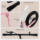 Stoßdämpfender Faltbarer Kick-Scooter für Erwachsene & Jugendliche 12" Große Luftbereifte Gummireifen für Sanftes Fahren