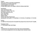 Gloss Black Front Bumper Kidney Grille Grill für BMW X3 F25 2011-2014 Dual Line