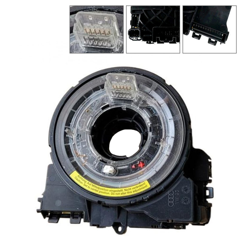 2011-2018 Audi A6 Avant 4G5, 4GD Spiral Cable Angle Sensor Assembly 8 PINS 4H0953568K