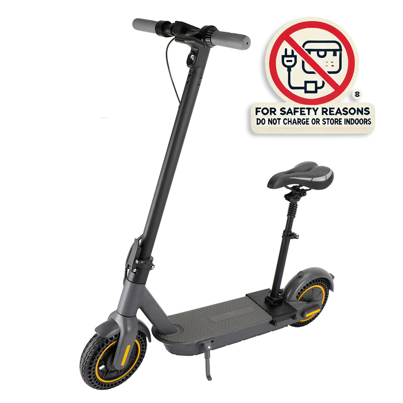 Scooter elétrico MAX de 10 "com assento 500 W 10AH bateria de longa distância 60 km distância de deslocamento