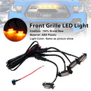 2016-2023 Toyota Tacoma Clear Lens Amber Light Front Grille LED Light Kit