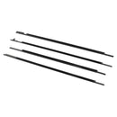 2009–2016 Toyota Venza 4 kawałki chromowanych pasków uszczelniających do zewnętrznego paska okiennego 757120T010