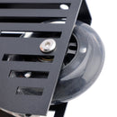 6.6 Foot Round Tube Aluminium Library Slider Ladder Maskinvaresett med brems