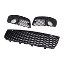 2006-2009 VW Golf MK5 GTI 3-osainen etupuskurin säleikkö, alempi + sumuvalon kansi